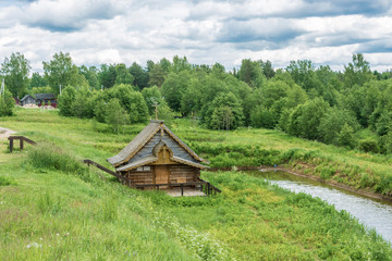 The holy spring of the Monks St. Sergius of Radonezh, Anthony and Theodosius of the Caves.