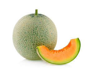 melon isolated on white background