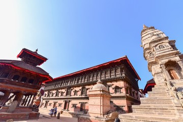 Obraz premium 55 Window Palace in Bhaktapur Durbur Square, Nepal
