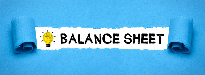 Balance sheet