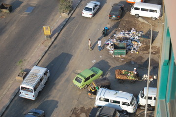 Naklejka premium Street in Cairo, Egypt