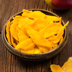 Dried Mango Fruit. Selective focus.
