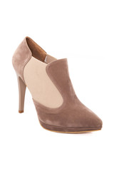 pair of leather women's shoe