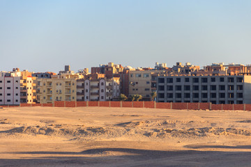 View of Hurghada city in Egypt
