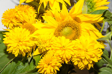 Blumenstrauß aus Sonnenblumen