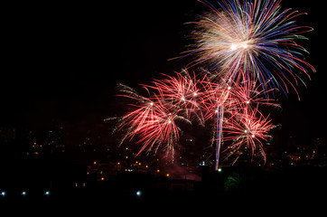 Fogos de artificio Brasil
