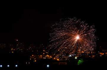 Fogos de artificio Brasil