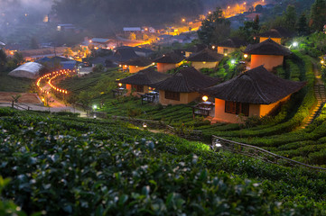 Sunrise at Ban Rak Thai.