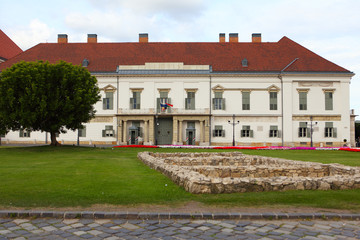 Front view Hungarian Presidential Office - Sandor Palace Budapest
