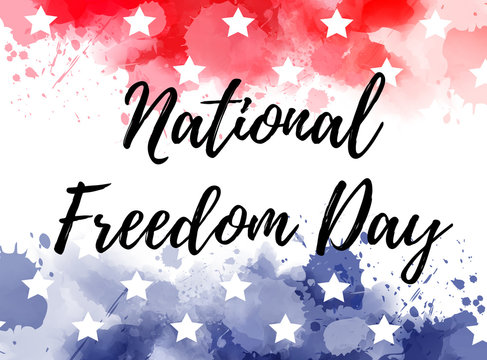 USA National Freedom Day background