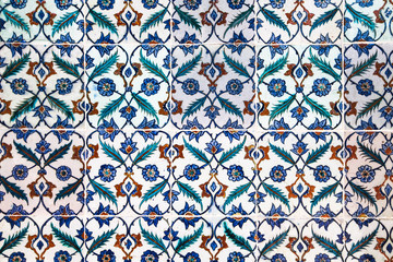 Photo of Iznik (mosaic) tiles of Istanbul