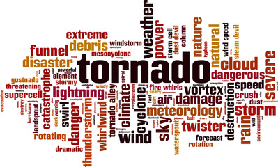Tornado word cloud