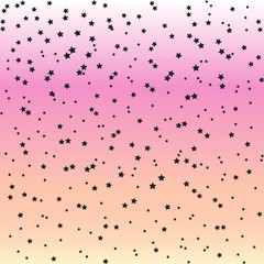 Star Background. Vector confetti design pattern. Falling shiny stars. Eps10.
