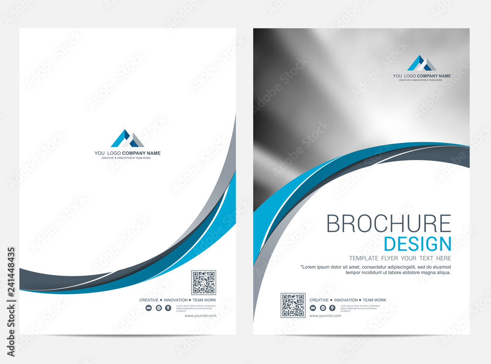 Canvas Prints brochure template flyer design vector background