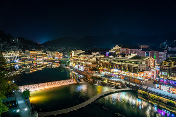 Fenghuang ancient town, Southwest of Hunan Province, China