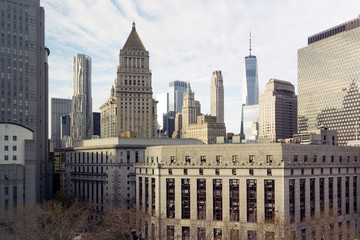 Rare view of Manhattan, New York