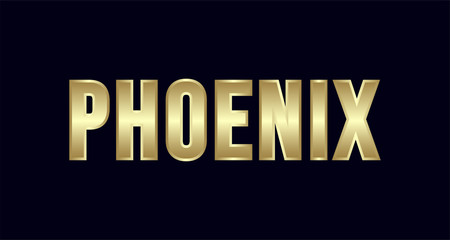 Phoenix City Typography vector design. Greetings for T-shirt, poster, and more