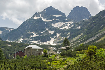 Fototapeta premium Amazing Summer landscape of Malyovitsa peak, Rila Mountain, Bulgaria