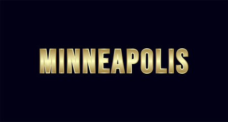 Minneapolis City Typography vector design. Greetings for T-shirt, poster, and more