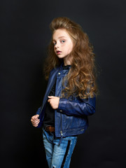 Portrait of the beautiful young girl