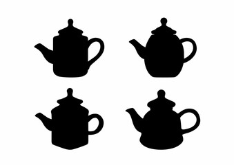 Shadow four teapots