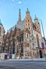 St. Stephen's Cathedral view in Vienna, Austria