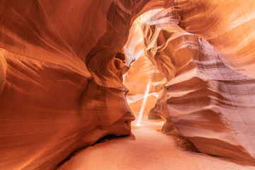 Magical and colorful Antelope Canyon