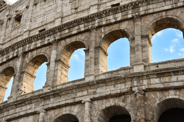 The Colosseum (Colosseo). Rome, Italy