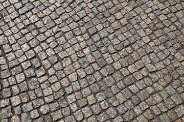 Granite paved street