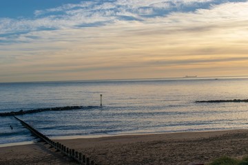 Obraz premium sunrises over beach