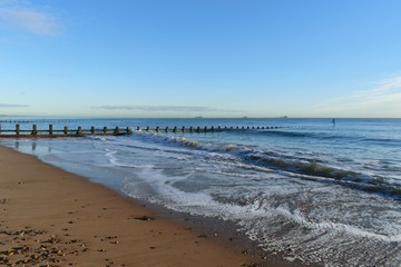 Bright landscape of Aberdeen shore