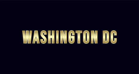 Washington DC City Typography vector design. Greetings for T-shirt, poster, and more