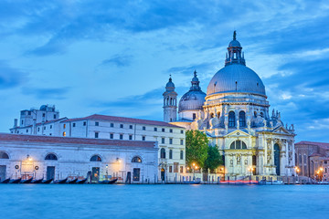 Fototapeta na wymiar Grand Canal in Venice at twilight