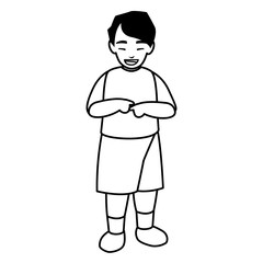 cute little boy character