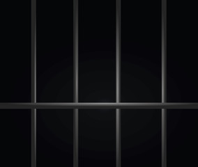 Prison bars. vector illustration