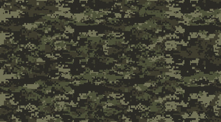Print texture military camouflage seamless pattern. Abstract army and hunting masking ornament