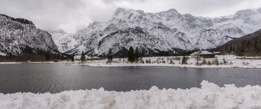 Almsee Ober&ouml;sterreich im Winter
