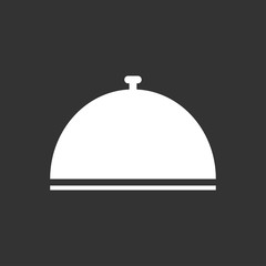 Obraz premium Vector illustration of a restaurant dish, simple design, flat style. - Vector