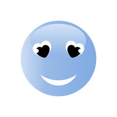 Smiley icon. Vector illustration. - Vector