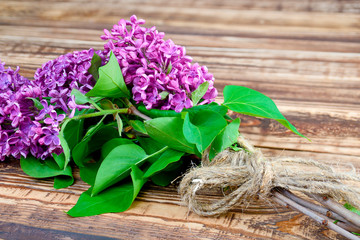 lilac bouquet rope tree