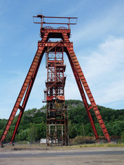 Chevalement minier en Lorraine