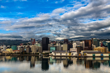 New Zealand. Wellington, the capital city. The Waterfront © WitR