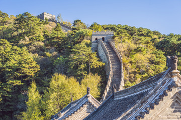 The Great Wall of China. Great Wall of China is a series of fortifications made of stone, brick