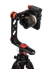 panoramic head for a tripod for the making of virtual tours and full seamless 360 degrees angle...