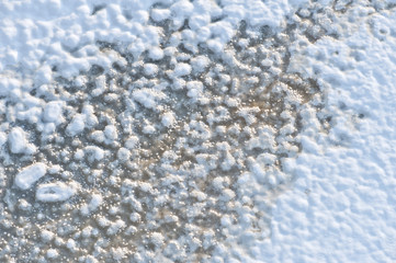 Abstract snow and ice background.