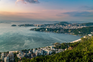 Aerial view of Niteroi, Brazil