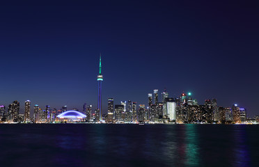 Obraz premium Toronto Downtown at Night