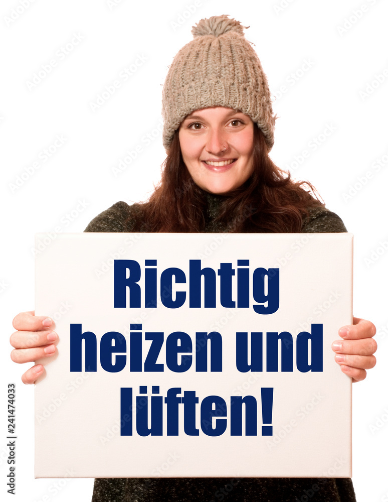 Poster Richtig heizen und lüften!