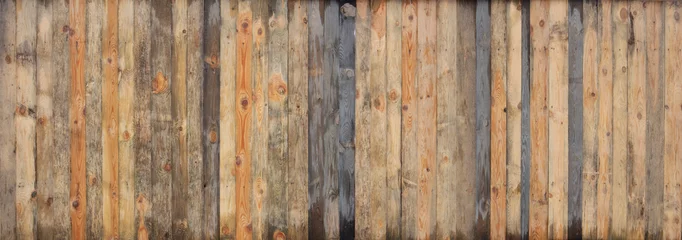Deurstickers Thema Bruin hout gekleurde plank muur textuur achtergrond