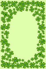 Saint Patrick's Day frame background